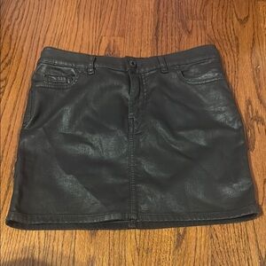 Diesel Black Mini Skirt for Night Out